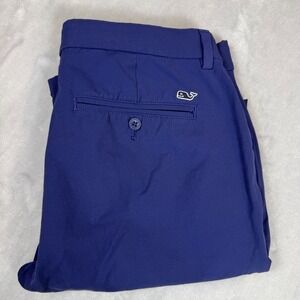 Vineyard Vines Performance Pants Mens 32x32 Blue Golf Casual Lightweight